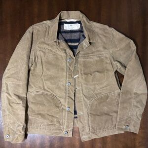 ROGUE TERRITORY - SUPPLY JACKET - BLANKET LINED WAXED TAN RIDGELINE STAG large
